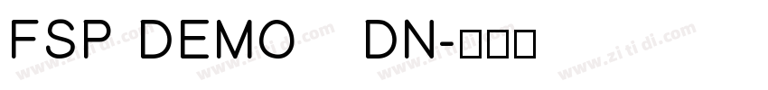 FSP DEMO   DN字体转换
